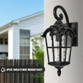 Cedar Hill 17" Outdoor Wall Lantern with Dusk-to-Dawn Photocell