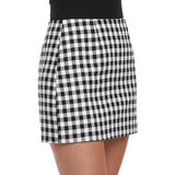 Express Women's Linen Blend Mini Skirt - Black - XXL