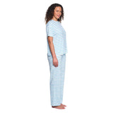 LOFT Women's 2-Piece Tee and Pant Pajama Set - Black - XXL