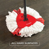 O-Cedar EasyWring Power Spin Mop System+ 2 Extra Mop Head Refills, 3ct.