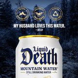 Liquid Death Mountain Water, 12 fl. oz., 18 pk.