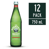 Mountain Valley Spring Still Spring Water 750 ml Glass Bottles, 12 pk.