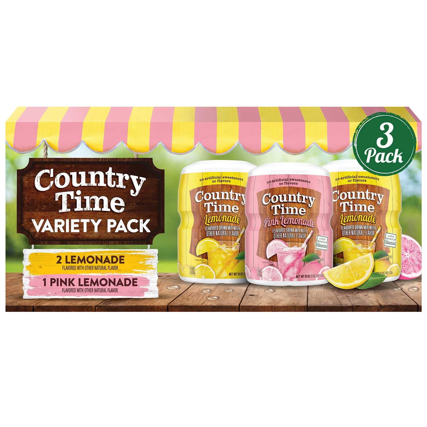 Country Time Variety Pack 19 oz., 3 pk.