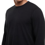 Eddie Bauer Men's Long Sleeve Crew Tee - Black - XXL