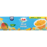 Dole Fruit Bowls Diced Mango in 100% Juice, 4 oz., 20 pk.