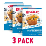 Krusteaz Gluten Free Wild Blueberry Muffin Mix, 15.7 oz., 3 pk.