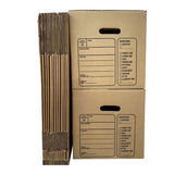 UBMOVE Pack of 15 Premium Small Boxes with Handles 16 3/8" x 12 5/8" x 12 5/8"
