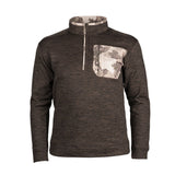 Habit Men’s Snap Front Fleece Pullover with Scent-Factor - Green - XL