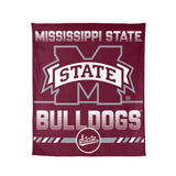 Logo Brands Mississippi State Bulldogs 60"x70" Super Plush Blanket