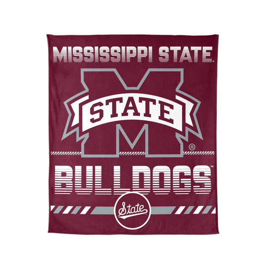 Logo Brands Mississippi State Bulldogs 60"x70" Super Plush Blanket