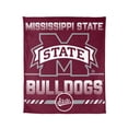Logo Brands Mississippi State Bulldogs 60"x70" Super Plush Blanket