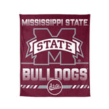 Logo Brands Mississippi State Bulldogs 60"x70" Super Plush Blanket
