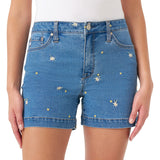 Seven7 Women's Denim Weekend Short - White