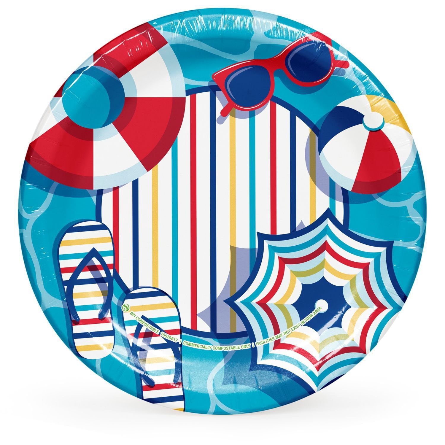 Member's Mark Summer Paper Plates, 10" – 85 Count