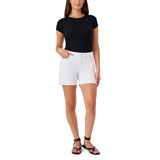 Seven7 Women's Denim Weekend Short - White