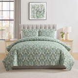 VCNY Home Spring 3-Piece Quilt Sets - Green - KING