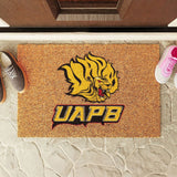 Logo Brands Arkansas-Pine Bluff Golden Lions Doormat