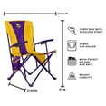 Logo Brands Minnesota Vikings Hard Arm Chair