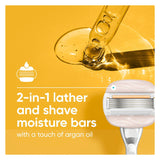 Venus MoistureGlide Women's Razor, 5 Blade, Handle + 10 Cartridges