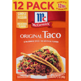 McCormick Original Taco Seasoning Mix - 1 oz - 12 Pack
