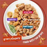 Purina Friskies Wet Cat Food Gravy Pleasers Variety Pack with Fully Load’d, Meaty Bits, and Prime Filets, 60 ct., 5.5 oz. Cans