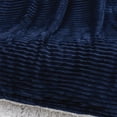 London Fog Plush Corduroy Bed Blanket, Assorted Sizes