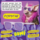 OOMF Pop Star Women's Square Sunglasses