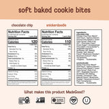 MadeGood Soft Baked Cookie Bites Variety Pack, 0.85 oz., 32 pk.
