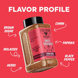 Fire & Smoke Society Sweet Preacher BBQ Seasoning, Pork Rub, 17 oz.