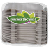 Hefty Earthchoice 3-Compartment Hinged Lid Containers, 9", 50 ct.