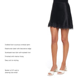 Express Women's Satin Mini Skirt - Black - XXL