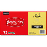 Community Coffee Café Special Medium-Dark Roast Single Serve, 72 ct.