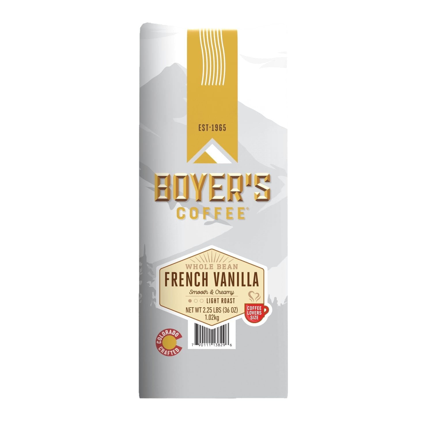 Boyer's Coffee Whole Bean French Vanilla, 36 oz.