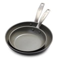 GreenPan Chatham Hard Anodized Ceramic Nonstick Fry Pan Set, 8" & 10"