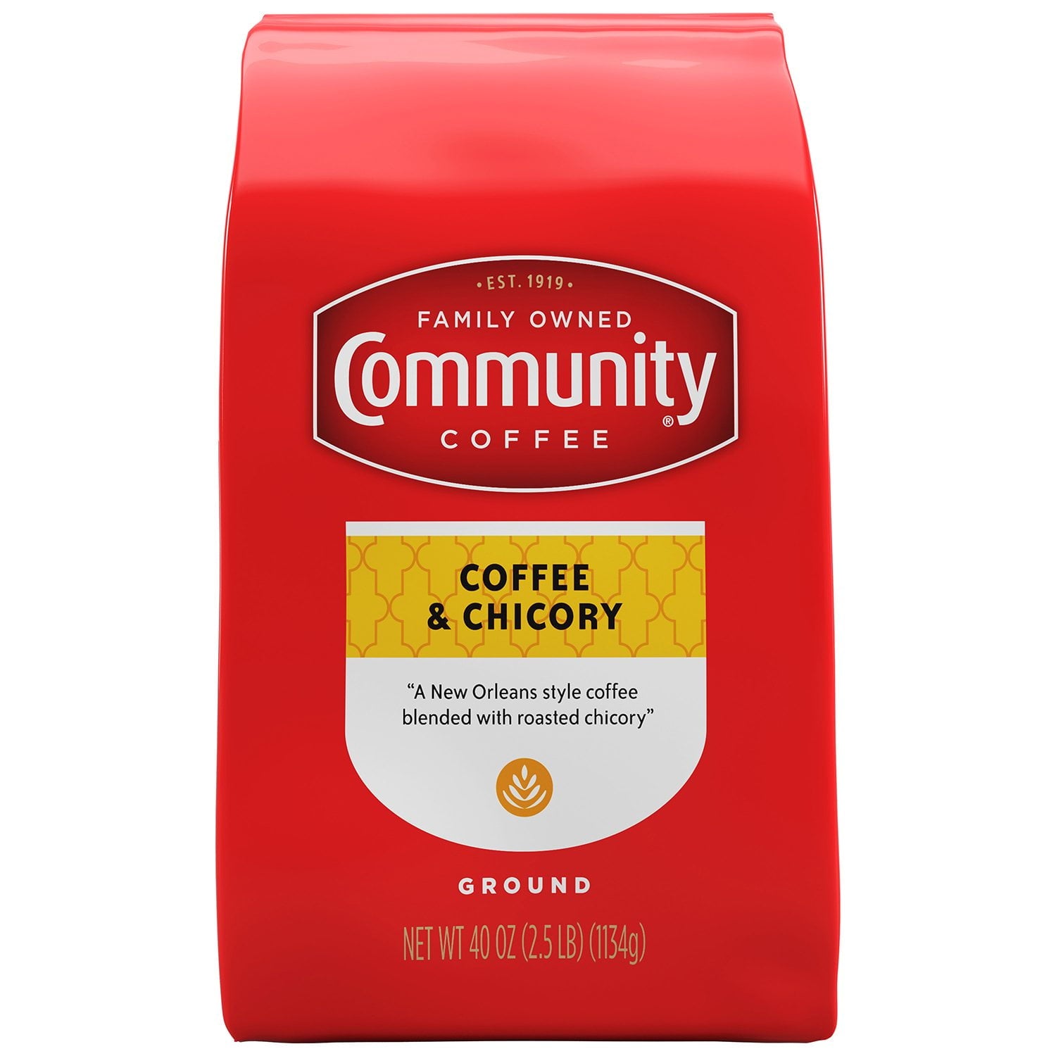 Community Coffee Ground Coffee &amp; Chicory, 40 oz.
