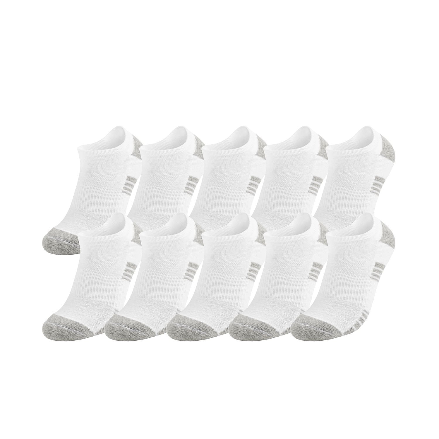 Member's Mark 10-Pack Athletic No-Show Sock - Black
