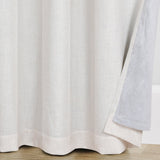 Sun Shield Chalmer Linen Blend 100% Blackout Panel Curtains (Pair) 7' to 9' Options