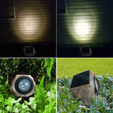 Deck Impressions Sandstone Solar Rock Light - 2 Pack