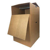 UBMOVE Large Corrugated Wardrobe Moving Boxes (Bundle of 3) 24"x24"x40"
