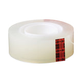 Scotch - Transparent Tape, 3/4" x 1000", 1" Core, Clear - 6/Pack