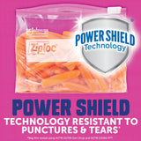 Ziploc Brand Quart Storage Slider Bags, Power Shield Technology for More Durability, 160 ct.