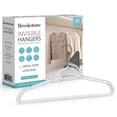 Brookstone Ultra Slim Invisible Closet Hangers- 30Pack