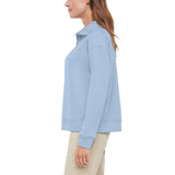 Eddie Bauer Women's Quarter-Zip Pullover - Blue - XXL