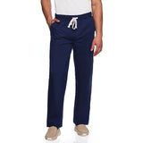 Lands’ End Men's Cotton Linen Button Up - Navy - XXL