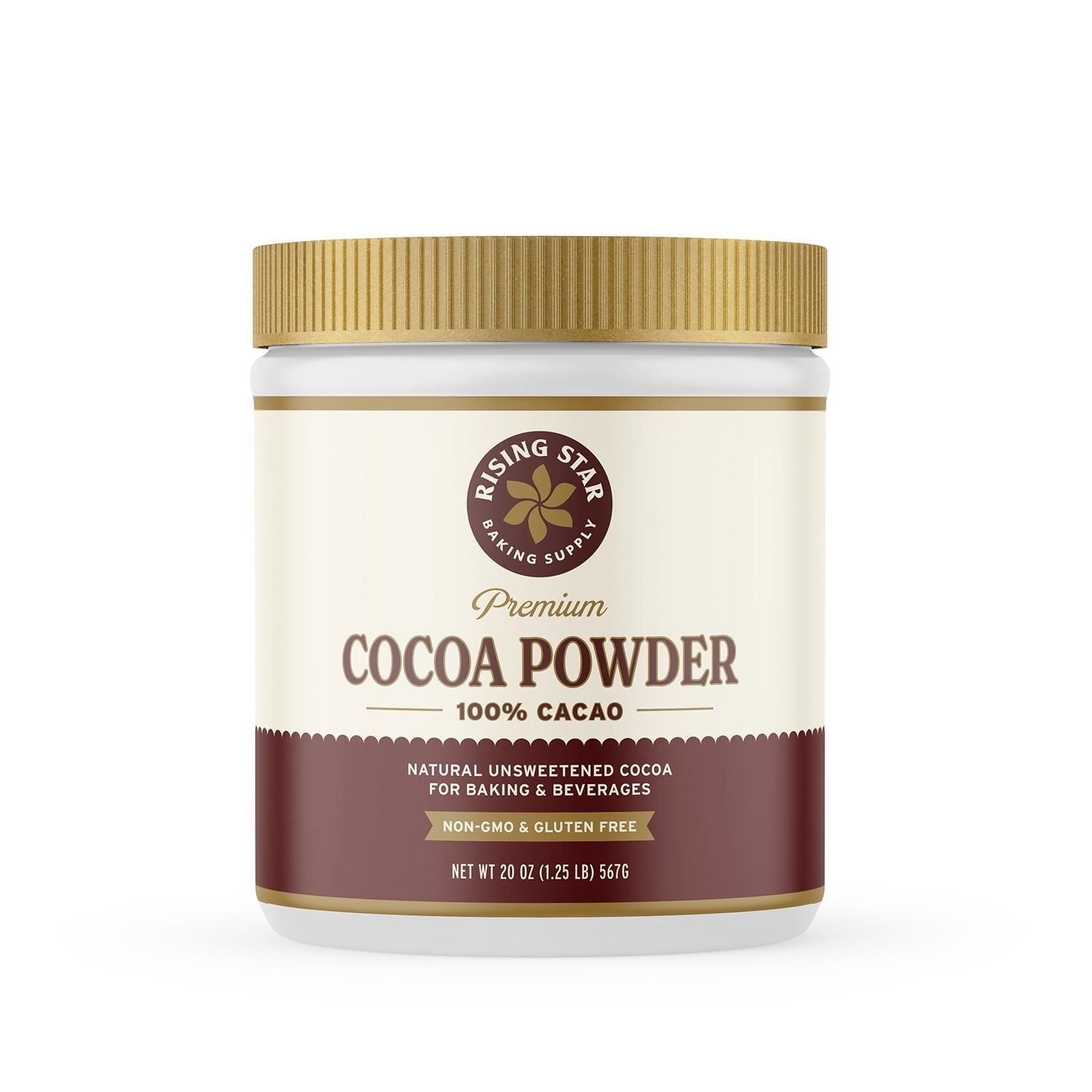 Rising Star Baking Supply Cocoa Powder, 20 oz.