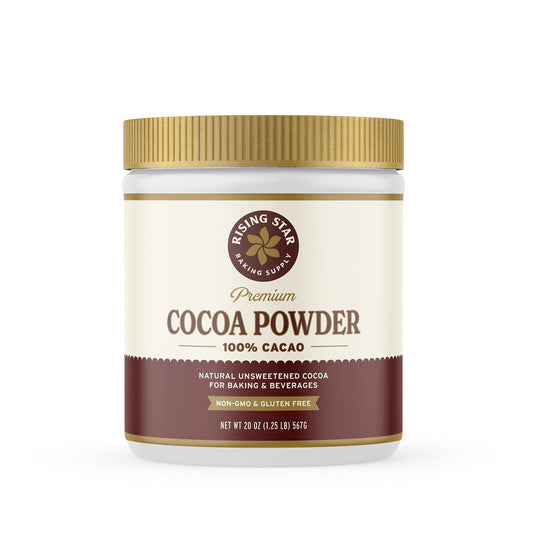 Rising Star Baking Supply Cocoa Powder, 20 oz.