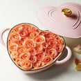 Tramontina 3-Quart Heart Shape Enameled Cast Iron Dutch Oven (Shallow, Oven Safe)