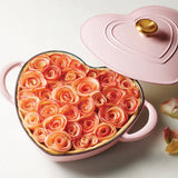 Tramontina 3-Quart Heart Shape Enameled Cast Iron Dutch Oven (Shallow, Oven Safe)