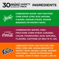 Coca-Cola Flavors Mini Cans Variety Pack 7.5 fl. oz., 30 pk.