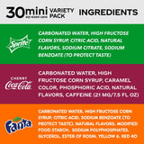 Coca-Cola Flavors Mini Cans Variety Pack 7.5 fl. oz., 30 pk.